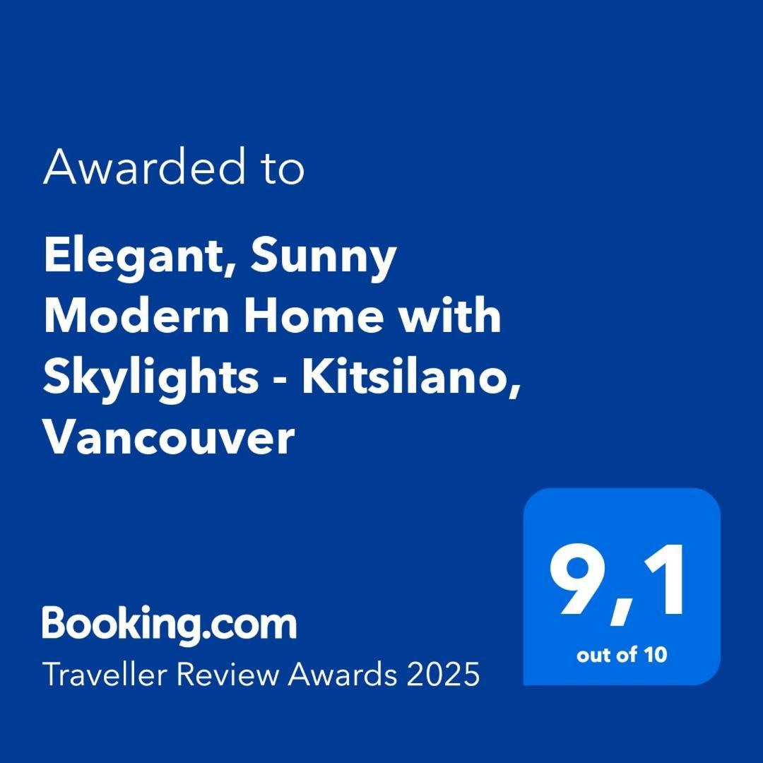 Elegant, Sunny Modern Home With Skylights - Kitsilano, فانكوفر المظهر الخارجي الصورة